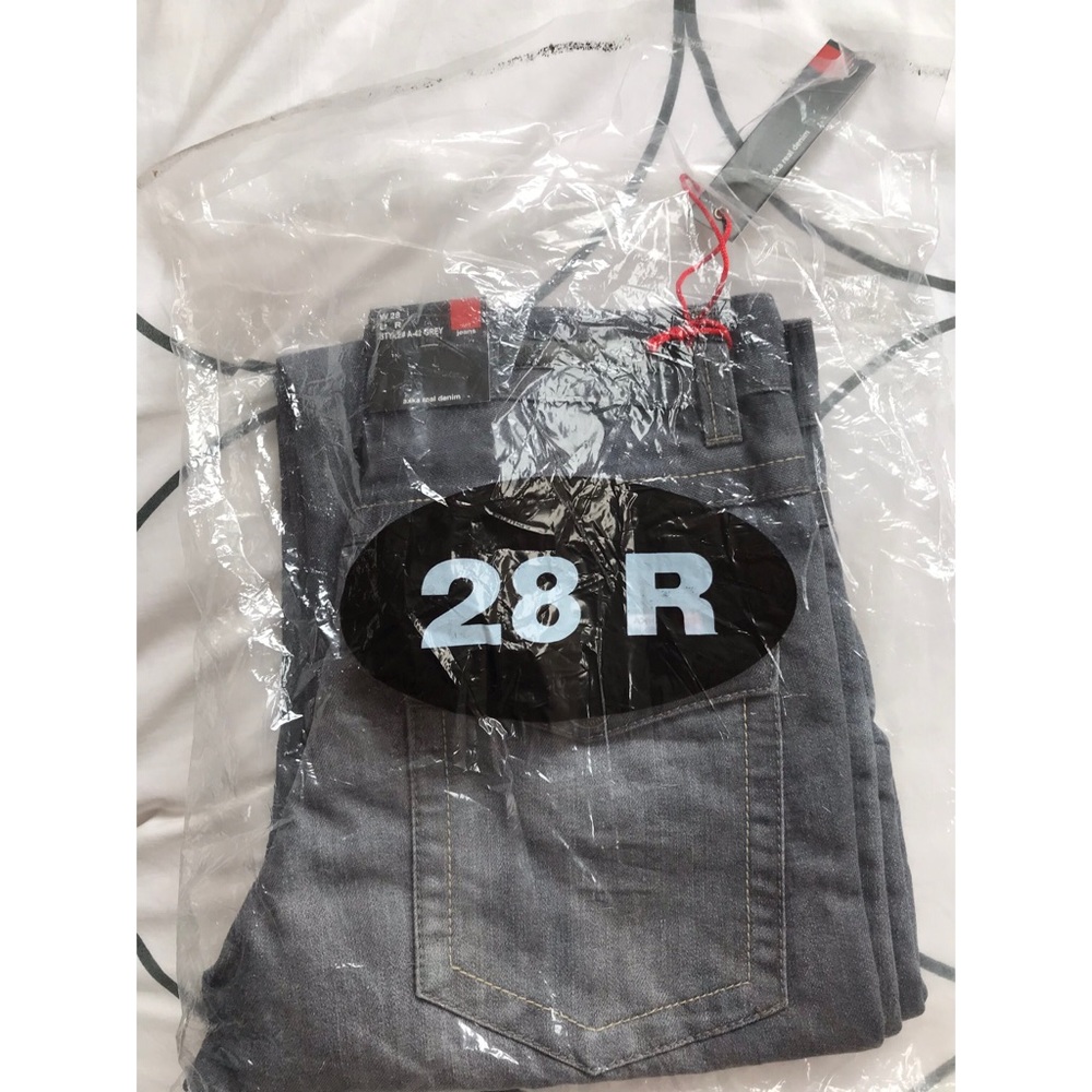 Akka grey denim jeans